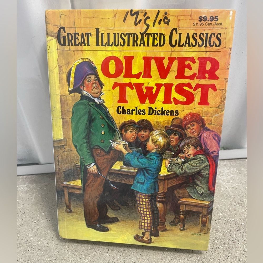 Lot of 5 Vintage hardcover Great Illustrated Classics Books - adventure theme - Picture 11 of 16